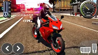 Ultimate Motorcycle Simulator Free roam & Stunts 2019-Best Android Gameplay HD