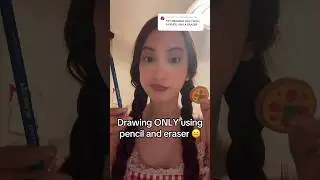 Using ONLY pencil and eraser ☠️
