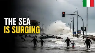 Chaos Across Sicily, Italy! Extreme Waves and Torrential Rain Leave Widespread Destruction