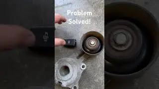 Fixed! Noisy tensioner pulley replaced! Whining noise under the hood gone!