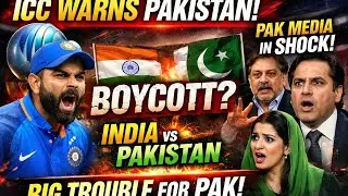ICC Warning to Pakistan Before India Clash | Explosive Media Debate & Cricket Tension #ytfeeds