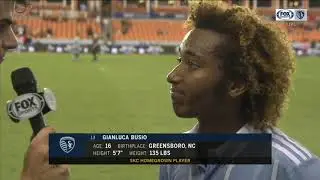 Gianluca Busio on first-career start: 'It's a great feeling to help the team win'
