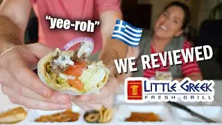 We REVIEWED Little Greek Fresh Grill | How to pronounce GYRO correctly | Mediterranean FAST FOOD