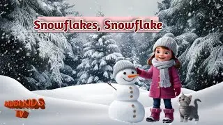 snowflake action song|snowflake nursery rhymes|snowflake poems| winter snowflake