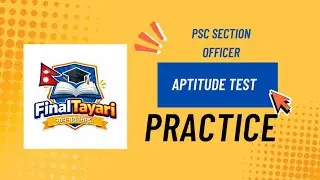 Loksewa/Psc First Paper Part B Aptitude Test Analytical Reasoning Analytical figure Triangle Part 4 