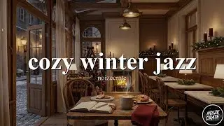 Wednesday Day Cozy Winter Jazz | Elegant Background Music - Fireplace 🎧