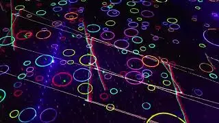 Glowstick 'Bubbles' in the trail at Strangecreek 2024