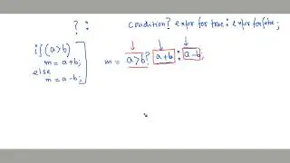 3.8  Make it smart using conditional operator, the only ternary operator in C