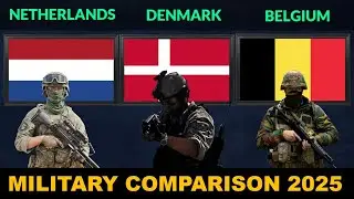 Netherlands vs Denmark vs Belgium Military Power Comparison in 2025