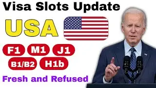 US Visa Slot update | F M J, B1/B2, H1b etc | Fresh & refused | Ed. Sacred International