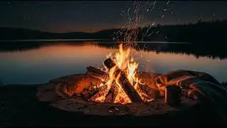 Crackling Campfire Sounds | 432Hz Sleep Ambience | Sonido de Hoguera para Dormir