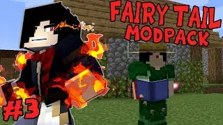 FIRST MAGIC SPELLS! || Fairy Tail Modpack Episode 3 (Minecraft Fairy Tail)