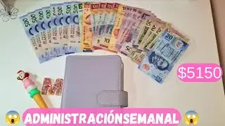 💰 Administración semanal-método ✉️ #hogar #familia #finanzas #comida 