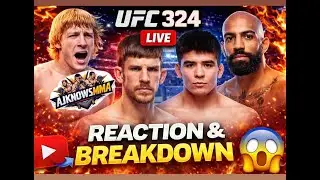 UFC 324 Ty Miller Live Fight Reaction / He really done this in his debut!!!