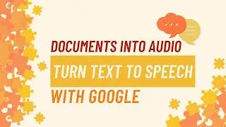 Google Docs Text-to-Speech: Turn Documents into Audio Instantly!