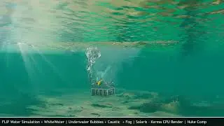 Water FX || FLIP Simulation &ndash; Bubbles &ndash; Underwater (HIP File Available)