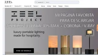 Mi pagina favorita para descargar modelos 3D. 3DS MAX Corona render / V-ray.