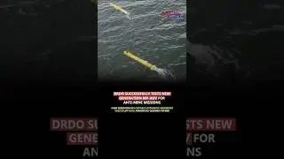 DRDO successfully tests new-generation MP-AUV #drdo #defence #navy #india #security #news #shorts