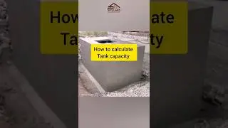 Water Tank Calculation 💧 #watertank #watertankconstruction #civilsitework #shortvideo #shorts