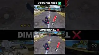 Dimitri Skill ❌️ Katsuyu Skill ✅️ ff new update 💀🔥 #shorts