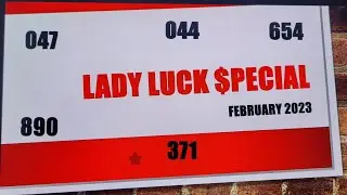 Lady Luck $pecial | Monthly Picks | February 2023 | All States 🔥🍀🤑💚🍀💰💵💫