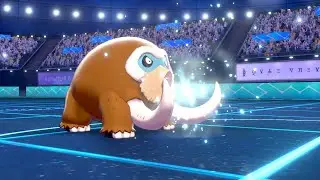 Mamoswine Crashes the Battle! Pok&eacute;mon Sword and Shield Wi-Fi Battle