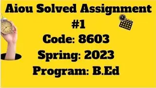 Code 8603|AIOU solved Assignment#1|Curriculum development  |aiou |B.ed