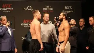 UFC London: Darren Till vs. Jorge Masvidal Weigh-In Staredown - MMA Fighting