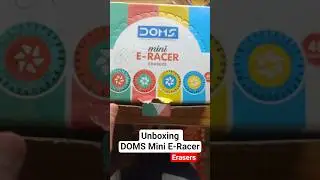 DOMS Mini E-Racer Eraser Unboxing 😱 || #unboxing #youtubeshorts #shorts