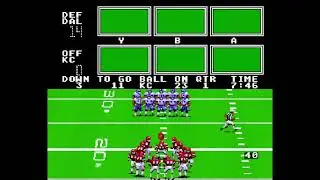 John Madden Football (SNES) - Simulation Tournament (Kansas City vs Dallas)
