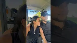 take your girlfriend golfing at your own risk #arizona #couples #datenight #coupleshorts #golf