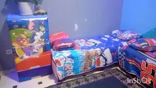 درتلكم #جولة في غرفة نوم أولادي البسيييطة+أفكار لعندهم الضيق👌مرحبا بكم ❤️