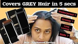 Cover GREY HAIR in 5 secs - SHOCKED😱😱 | Hair Colouring Comb