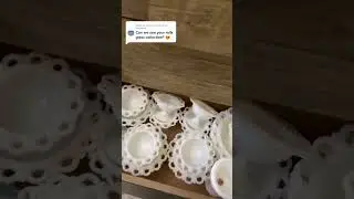 Vintage Milk Glass Collection Vibes #milkglass #collector