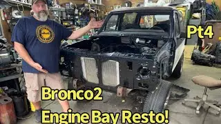 Restoring a Bronco II engine bay PT4 Uncle Buck build! 