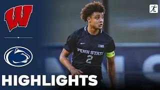 Penn State vs Wisconsin | NCAA College Soccer | Highlights - October 29, 2023