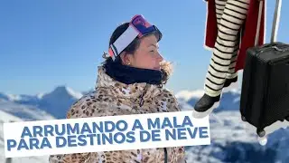 O que levar na MALA para destinos de NEVE: DICAS ESSENCIAIS