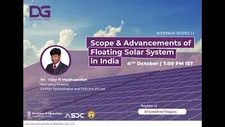 DIYguru Webinar Series 1.1- Scope and Advancements of Floating Solar Systems in India.