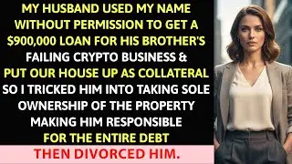 My Husband Used My Name Without Permission to Get a $900,000 Loan for His Brother's Failing Crypto..
