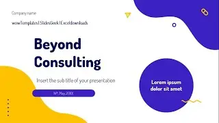 Beyond Consulting Business Presentation Template | Free PPTX Templates | wowTemplates