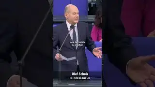 Kanzler Olaf Scholz: Die B&uuml;rger k&ouml;nnen sich auf die Rente verlassen.