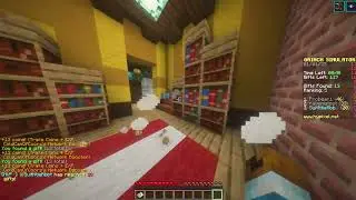 Playing Grinch Simulator On Hypixel