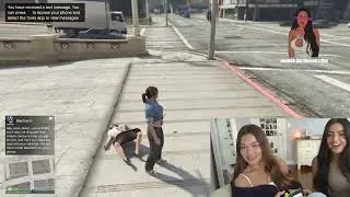 Christina and Amber gta and headphones challenge