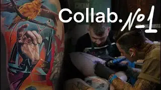 First COLLABORATION tattoo with Levgen and Igor Mitrenga