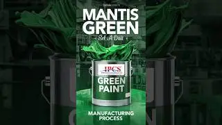 Mantis Green Color Paint Manufacturing IPCS