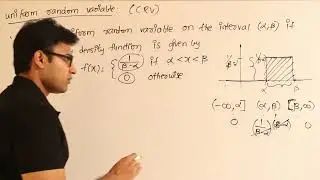 EM | Probability | Random Variables | Uniform Random variable | Ravindrababu Ravula