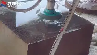 Let's challenge cutting thickness! Waterjet cutting steel丨Water jet cutting machine#waterjet