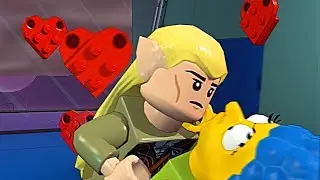 LEGO Dimensions Legolas Replaces Homer in All The Simpsons Cut Scenes Level Pack MODS
