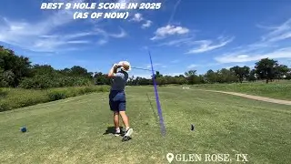 Best 9 hole score in 2025 so far | 今年までの最高9ホールスコア