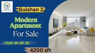 Luxury Apartment for Sale | Gulshan 02,3500 sft+(Common space including 2 Car  parking   4200 Sqft)